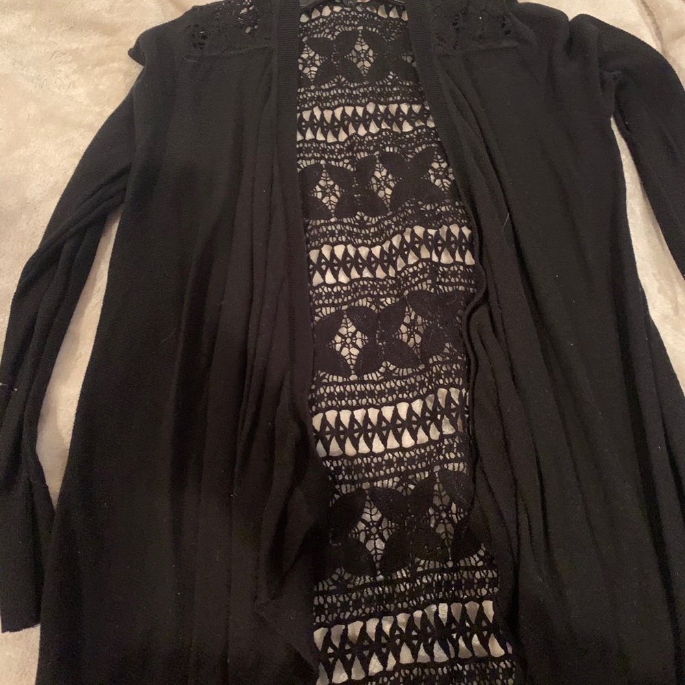 Black cardigan/kimono